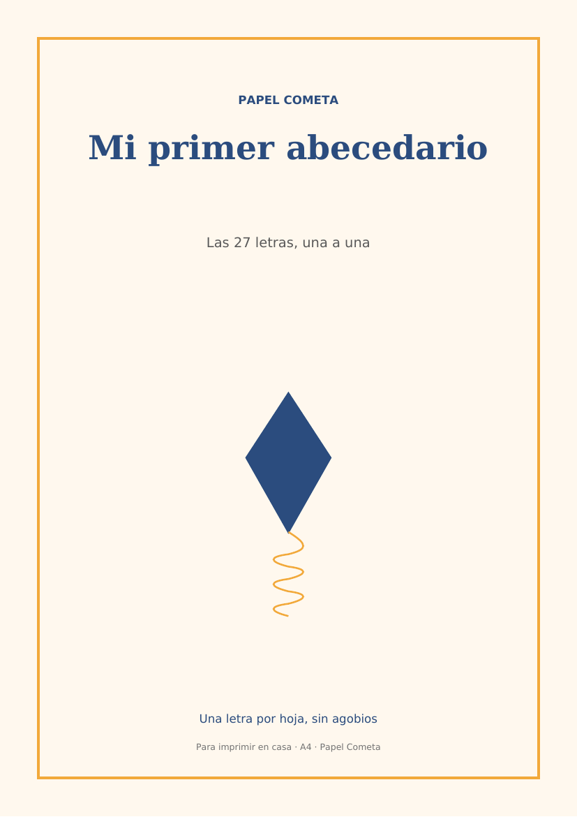 Portada de Mi primer abecedario